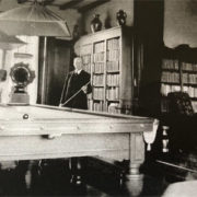 Billiard Room and adjoining library