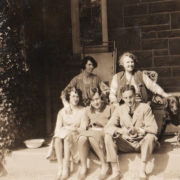 Balvonie Family photo with dog - August 1930
