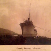 HMS Laverock aground off Blackhouse