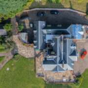 Ashcraig 2021 arial of house roof