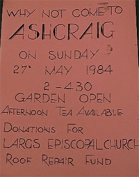 Ashcraig Garden Open in 1984