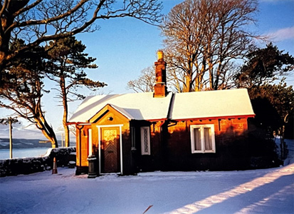 South Lodge in the snow. Source: Jennifer Yeomans 