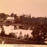 Skelmorlie Lower Reservoir c.1910. Source: R Cathcart – Facebook: SK & WB in their heyday.
