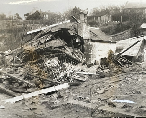 The remains of the cottage where the Dallas family lived. Source: Largs Museum